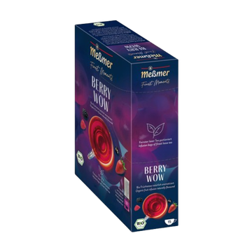 Messmer Tea Buddy ceai cu fructe de padure 15 pliculete, ceai fructe, ceai premium, ceai slabit, ceai pliculete