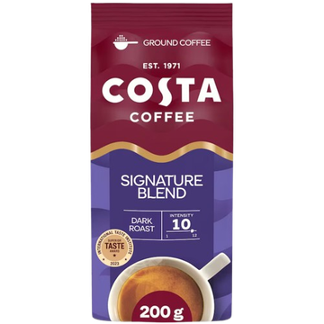 cafea macinata, cafea, cafea costa, costa coffee espresso, espresso Costa Bright Blend cafea boabe 1kg, cafea premium, cafea espresso