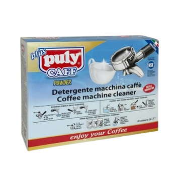pastile degresare, pastile curatare, detergent espressor, detergent backflush, puly detergent Puly Caff detergent praf curatare backflush 900gr Puly Caff Plus detergent praf curatare backflush 10 x 20gr   