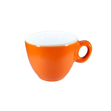 Inker cesti portocalii espresso cu farfurii 6 buc