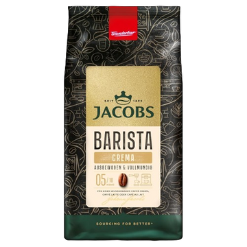 Jacobs Barista Editions Crema 1kg boabe, jacobs crema, jacobs barista, jacobs barista edition, cafea jacobs, cafea jacobs 1kg, boabe jacobs, cafea boabe jacobs, jacobs barista crema