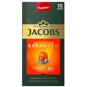 Jacobs Espresso Classico 10 capsule compatibile Nespresso, jacobs classico, capsule nespresso, nespresso, jacobs nespresso, capsule jacobs nespresso, cafea jacobs nespresso, jacobs espresso classico, capsule nespresso jacobs espresso, 10 capsule jacobs ne