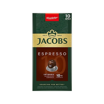 capsule nespresso, nespresso, jacobs nespresso, Jacobs Espresso Intenso 10 capsule compatibile Nespresso, capsule jacobs nespresso, cafea jacobs nespresso, jacobs espresso classico, capsule nespresso jacobs espresso, 10 capsule jacobs nespresso