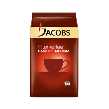 Jacobs Filter Bankett Medium UTZ 1kg cafea macinata