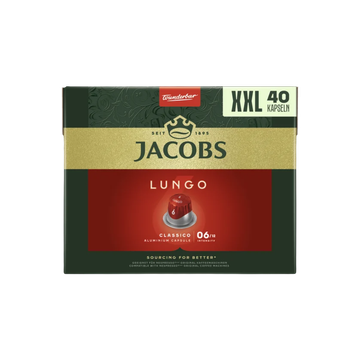 Jacobs Lungo Classico 40 capsule compatibile Nespresso, jacobs lungo nespresso, capsule nespresso, nespresso, jacobs nespresso, capsule jacobs nespresso, cafea jacobs nespresso, jacobs espresso classico, capsule nespresso jacobs espresso, 40 capsule jacob