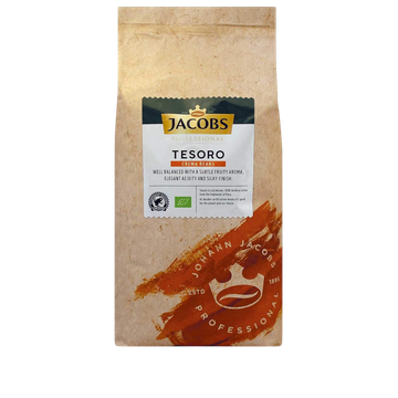Jacobs Professional Tesoro Crema cafea boabe 1kg, Jacobs Professional Tesoro Crema, cafea boabe, jacobs crema, jacobs Tesoro, Jacobs Professional, cafea boabe jacobs