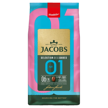 Jacobs Selektion des Jahres, cafea boabe Jacobs, cafea Jacobs 1kg, Jacobs cafea 2025, Selektion des Jahres 2025, cafea premium Jacobs, cafea aromata boabe, cafea Jacobs promotie