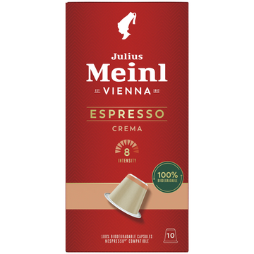 Julius Meinl Espresso Crema, capsule compatibile Nespresso, julius meinl nespresso, capsule nespresso, nespresso, capsule julius meinl nespresso