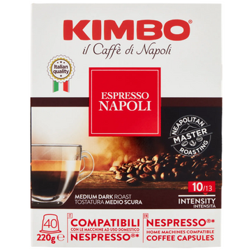 Kimbo Espresso Napoli, capsule cafea compatibile Nespresso, capsule nespresso, cafea nespresso, kimbo nespresso, cafea capsule, capsule nespresso Kimbo