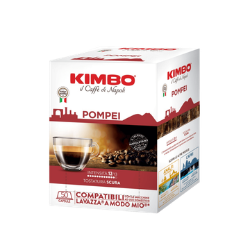 Kimbo Pompei 50 capsule compatibile A Modo Mio, capsule kimbo, capsule kimbo A Modo Mio, kimbo Pompei, kimbo Pompei 50 capsule compatibile A Modo Mio, capsule A Modo Mio