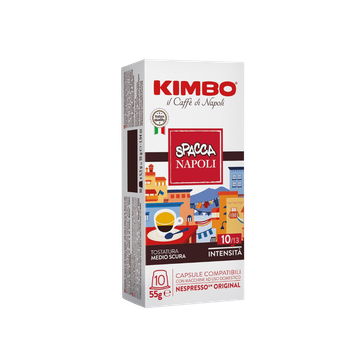 Kimbo Spacca Napoli 10 capsule aluminiu compatibile Nespresso, capsule kimbo spacca napoli, capsule cafea compatibile Nespresso, capsule nespresso, cafea nespresso, kimbo nespresso, capsule kimbo nespresso, capsule cafea nespresso, kimbo nespresso
