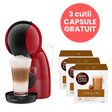 Aparat capsule cafea Krups Nescafe Dolce Gusto Piccolo XS KP1A3B10 negru & rosu
