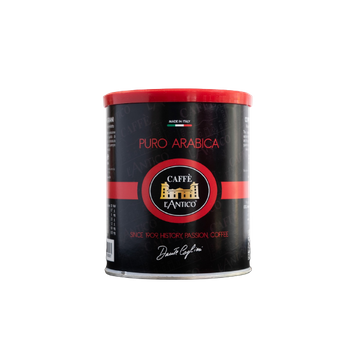 L`Antico Puro Arabica cafea boabe cutie metalica 250gr, cafea boabe, cafea, cafea 250g, cafea boabe 250g, cafea puro arabica, 100% arabica, cafea 100% arabica, cafea arabica 250g
