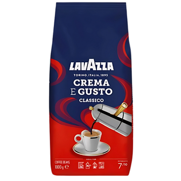 cafea, cafea boabe, cafea Lavazza, cafea boabe Lavazza, cafea premium, espresso Lavazza, lavazza classico, lavazza espresso, lavazza 1kg, lavazza espresso 1kg, lavazza classico 1kg, crema e gusto, crema e gusto classico, lavazza gusto