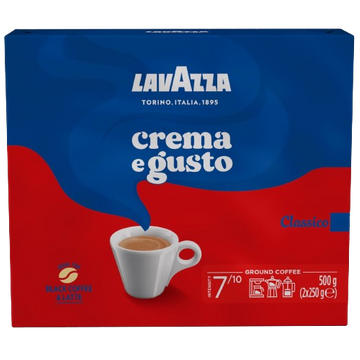 Lavazza Crema e Gusto Classico 2x250g cafea macinata, cafea lavazza classico, cafea macinata lavazza, cafea crema e gusto lavazza, lavazza crema e gusto, lavazza crema e gusto duo pack, cafea lavazza macinata