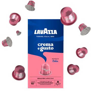 Lavazza Crema e Gusto Dolce 10 capsule aluminiu compatibile Nespresso, Lavazza Espresso Intenso 10 capsule Nespresso, Lavazza Espresso Classico 10 capsule Nespresso, Lavazza Espresso Dek 10 capsule Nespresso, capsule Lavazza Dek Nespresso, capsule Lavazza