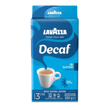 Cafea macinata decofeinizata, cafea macinata decafeinizata, cafea lavazza decaf, Lavazza DEK 250g cafea macinata decofeinizata