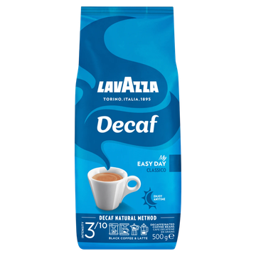 Lavazza Dek cafea boabe decofeinizata 500g, cafea boabe decofeinizata, cafea decofeinizata, cafea decaf, cafea decof, lavazza dek, lavazza deca