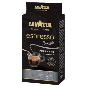 Lavazza Perfetto Espresso 250g , Arabica macinata, Arabica, cafea lavazza macinata, cafea macinata espressor, lavazza perfetto espresso