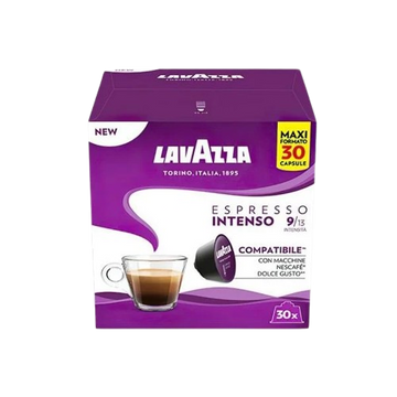 Lavazza Espresso Intenso, capsule compatibile Dolce Gusto,  dolce gusto 30 capsule, pachet 30 capsule, capsule dolce gusto, capsule lavazza dolce gusto, lavazza dolce gusto intenso, lavazza, capsule lavazza, capsule lavazza intenso