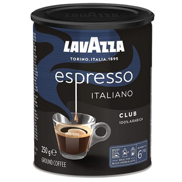 Arabica, Lavazza cutie metal, cafea lavazza macinata, lavazza club, lavazza 250g cafea macinata, cafea macinata lavazza, lavazza macinata 250g