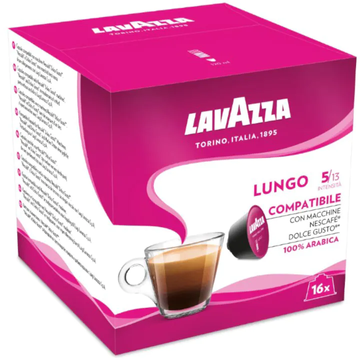 capsule dolce gusto, capsule compatibile dolce gusto, nescafe dolce gusto, lavazza dolce gusto, lavazza lungo dolce gusto, Lavazza Lungo capsule compatibile Dolce Gusto 16 buc