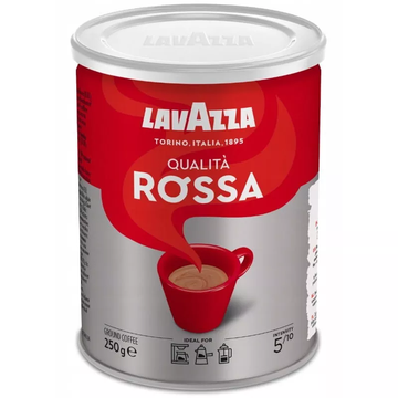 Lavazza Qualita Rossa cafea macinata cutie metalica 250g
