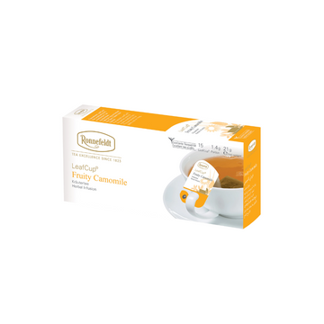 Ronnefeldt Leafcup Fruity Camomile infuzie plante 15 pliculete