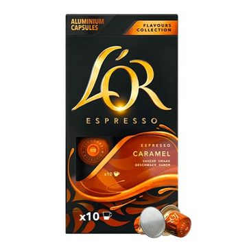 L'Or Espresso Caramel 10 capsule compatibile Nespresso, L`Or Barista 10 capsule compatibile Nespresso, capsule nespresso, nespresso, jacobs nespresso, L`Or Espresso India 10 capsule compatibile Nespresso, capsule lor, nespressor lor india, capsule lor ind