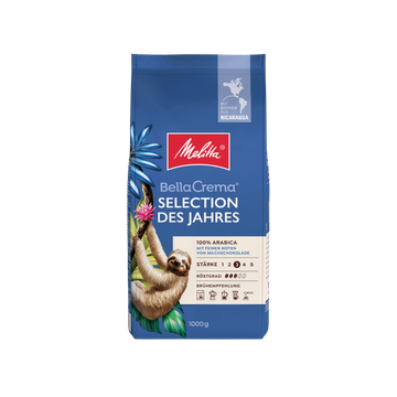 cafea melita, cafea boabe melitta, cafea mellita bella crema, selection jahres, Melitta Bella Crema Selection Jahres cafea boabe 1 kg, bella crema