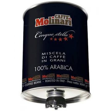 Molinari Cinque Stelle (Five Star) 100% Arabica 3kg cafea boabe