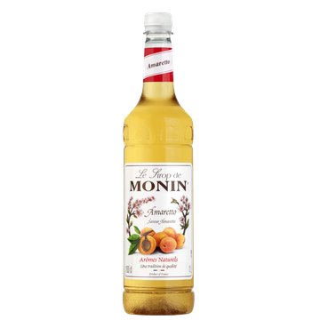 Monin Premium Sirop Amaretto pentru cafea 700ml, sirop monin, monin amaretto, monin sirop amaretto, monin sirop 700ml