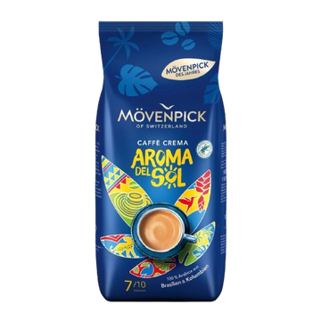 Movenpick Aroma del Sol cafea boabe 1kg, cafea boabe movenpick, cafea de calitate, cafea elvetia, cafea de calitate elvetiana, cafeakg, cafea 1kg