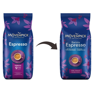 Movenpick Barista Espresso 1kg cafea boabe, movenpick, cafea, cafea boabe, espresso, cafea espresso, movenpick espresso, cafea boabe 1kg movenpick barista, cafea barista, cafea cu lapte