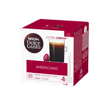 Nescafe Dolce Gusto Americano 16 capsule, capsule Dolce Gusto, capsule nescafe, capsule cafea, aparat capsule cafea, capsule americano, Nescafe Dolce Gusto Americano, capsule 