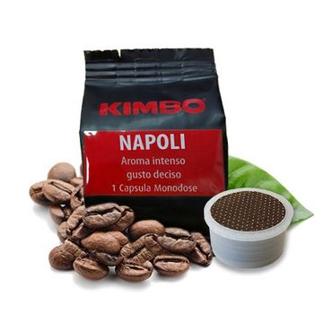 Kimbo Espresso Napoli 100 capsule cafea compatibile Lavazza Espresso Point