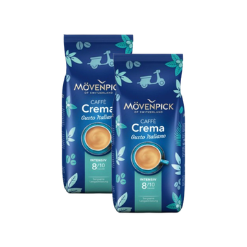 Pachet 2 x Movenpick Caffe Crema Gusto Italiano Intenso 1kg cafea boabe, Movenpick Caffe Crema Gusto Italiano Intenso, Movenpick Caffe Crema, Movenpick Gusto Italiano Intenso, cafea boabe Movenpick, cafea boabe 1kg, pachet cafea boabe 2x1kg, cafea espress