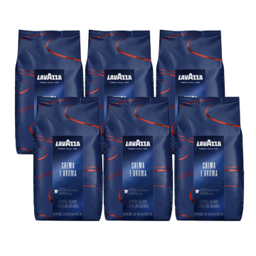 Pachet 6 x Lavazza Crema e Aroma Profesionala cafea boabe 1kg , Lavazza Crema e Aroma, Lavazza Crema e Aroma Profesională, pachet 6 x Lavazza Crema e Aroma, cafea boabe Lavazza 1kg, Lavazza Crema e Aroma 6 x 1kg, cafea boabe profesională, cafea espresso L
