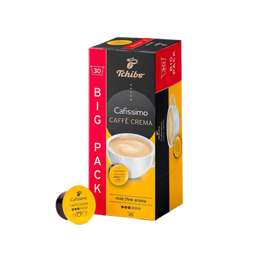 Pachet capsule Tchibo Cafissimo Caffe Crema Mild (Fine Aroma) 30 buc., capsule tchibo, tchibo, cafea, cafea tchibo, cafea capsule, cafissimo, tchibo cafissimo