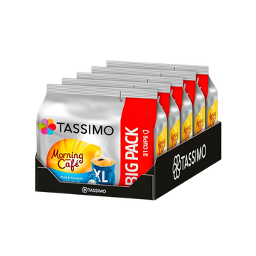 Pachet Tassimo Jacobs Morning Cafe Mild XL 105 capsule cafea, Tassimo Jacobs, capsule cafea tassimo, capsule tassimo, Tassimo Jacobs Caffe Crema Classico XL, cafea tassimo, tassimo Jacobs Caffe Crema, capsule jacobs, capsule jacobs tassimo, Tassimo Jacobs