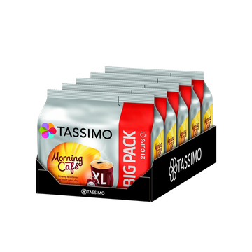 Pachet Tassimo Jacobs Morning Cafe Strong XL 105 capsule, Tassimo Jacobs, capsule cafea tassimo, capsule tassimo, Tassimo Jacobs Caffe Crema Classico XL, cafea tassimo, tassimo Jacobs Caffe Crema, capsule jacobs, capsule jacobs tassimo, Tassimo Jacobs Mor