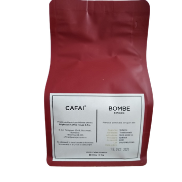 Papa Jacques Ethiopia Bombe 300g cafea proaspat prajita boabe