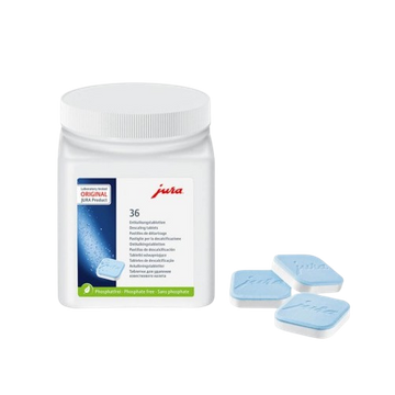 Jura tablete pentru decalcifiere 2 in 1 borcan 36 buc, jura, curatare, decalcifiere, cappuccino cleaner, curatare lapte , pastile curatare 2 in 1