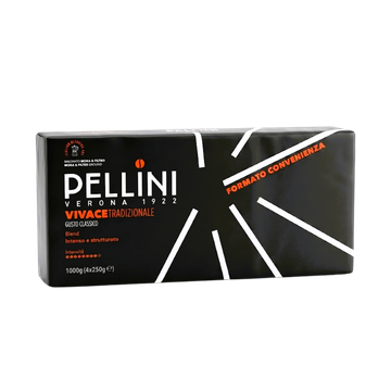 Pellini Espresso Superiore Tradizionale pachet 4 bucati cafea macinata, Pellini, Pellini Espresso Superiore N. 42 Tradizionale 250gr cafea macinata, Pellini N. 24 Tradizionale, pellini tradizionale, cafea macinata pellini, espresso, cafea pellini, cafea 2