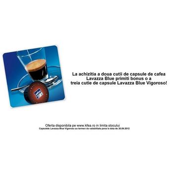 Oferta promo Lavazza Blue 2 cutii plus 1 bonus