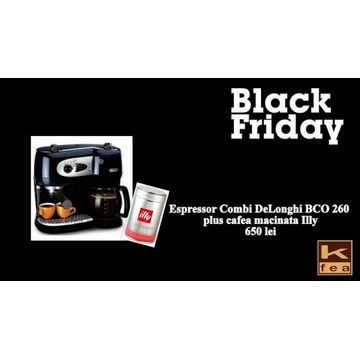 Espressor Combi BCO 260 plus cafea Illy macinata 250g