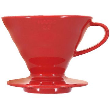 Hario Palnie Ceramica dripper V60 rosu marimea 02