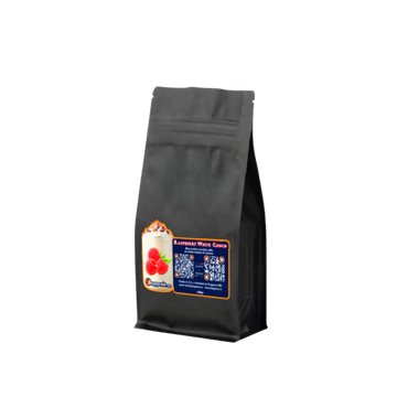 Pudră Raspberry White Choco ciocolată caldă albă 1kg, Raspberry White Choco, pudră ciocolată caldă albă, ciocolată caldă zmeură, ciocolată albă 1kg, ciocolată instant, băutură caldă aromată, pudră cacao albă, ciocolată pentru acasă, ciocolată premium, cio