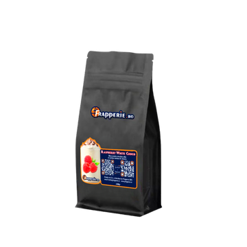 Pudră Raspberry White Choco ciocolată caldă albă 1kg, Raspberry White Choco, pudră ciocolată caldă albă, ciocolată caldă zmeură, ciocolată albă 1kg, ciocolată instant, băutură caldă aromată, pudră cacao albă, ciocolată pentru acasă, ciocolată premium, cio