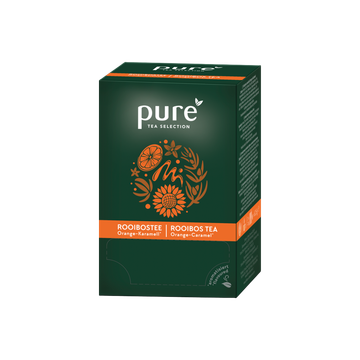 Pure Tea Selection Rooibos ceai portocale si caramel 25 buc, Pure Tea Selection Rooibos, Pure Tea Rooibos portocale caramel, ceai rooibos portocale si caramel, ceai rooibos, ceai rooibos 25 plicuri, ceai rooibos portocale, ceai rooibos caramel, ceai porto